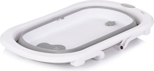 Chipolino Babybadewanne mit Basis mit Thermometer Gray
