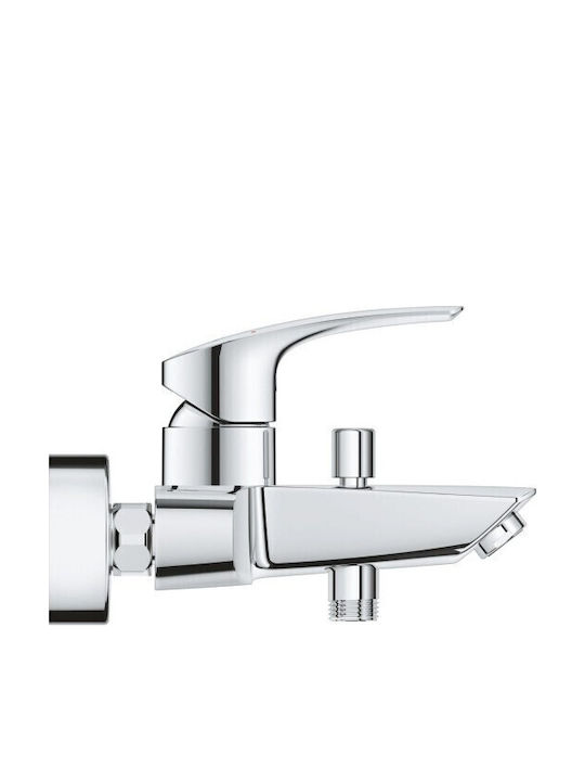 Grohe Eurosmart Mixing Bathtub Shower Faucet Complete Set Silver