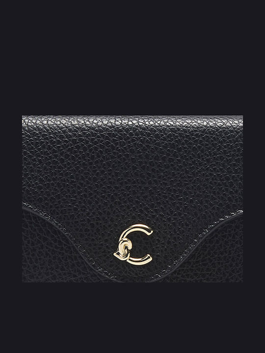 Small Leather Women's Wallet Classic with RFID Black
