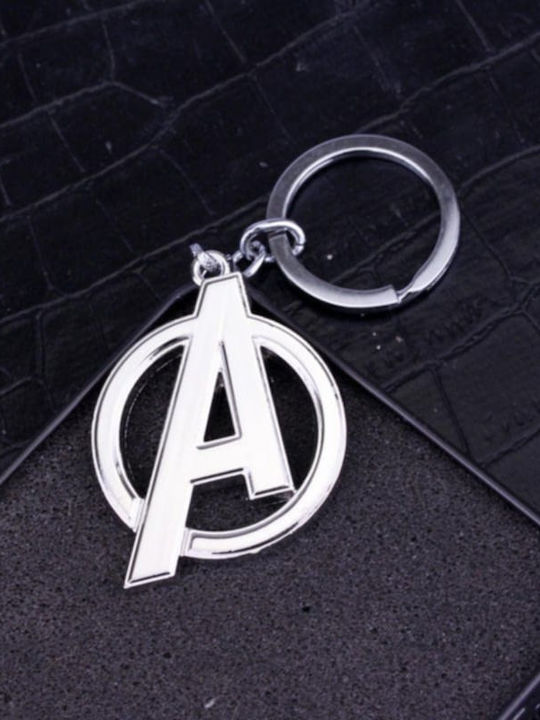 Ασημένιο Μπρελόκ Λόγκο Εκδικητές Α Silver Avengers Logo Keychain A Molfs Ασημένιο Μπρελόκ Λόγκο Εκδικητές Α Silver Avengers Logo Keychain A Molfs