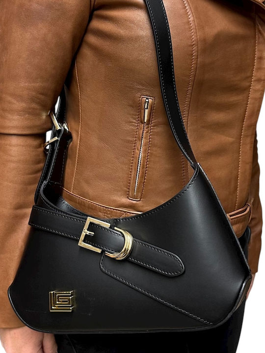 Leather Women's Bag Shoulder Black
