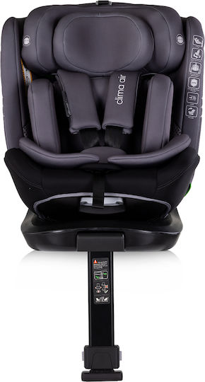Chipolino Clima Air Baby Car Seat i-Size with Isofix anthracite