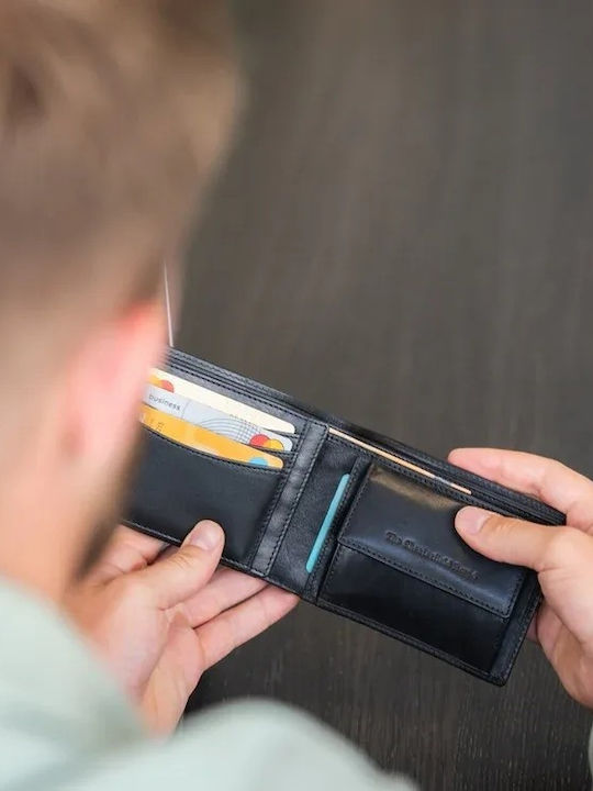 Ανδρικό Πορτοφόλι με RFID Μαύρο