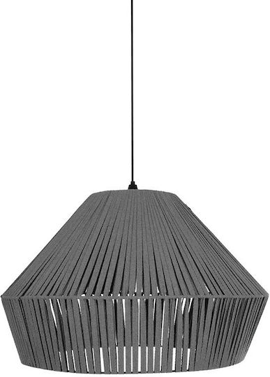 GloboStar Nui Pendant Light Gray Boho with Rope for Socket E27 60x60x41cm