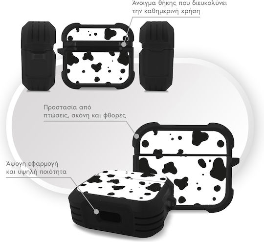 Sonique Animal Print Series Case Silicone Dalmatian for Apple AirPods 3
