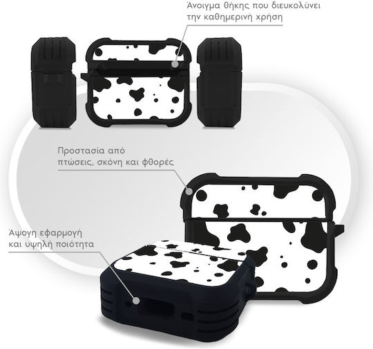 Sonique Animal Print Series Θήκη Σιλικόνης Dalmatian για Apple AirPods Pro