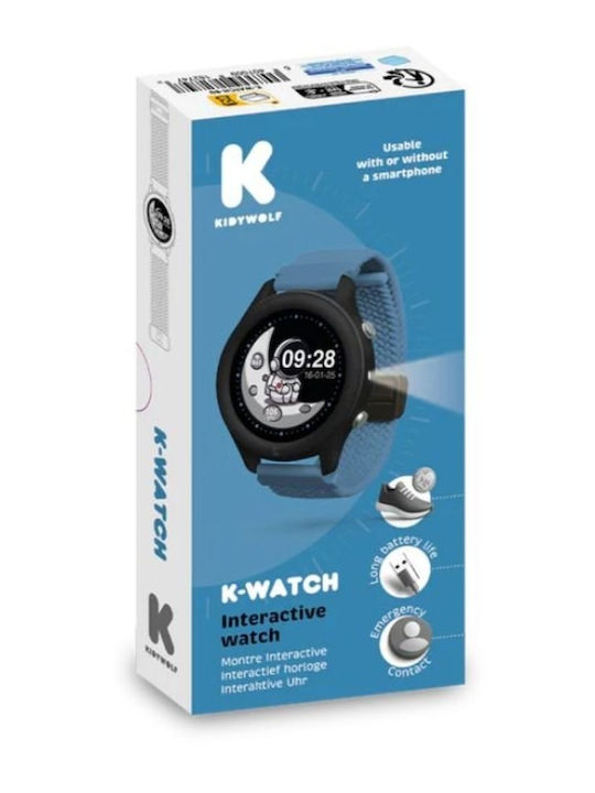 Kidywolf Детски Смартчасовник с GPS Син