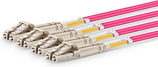 Lanview Lvo230502-mtp Infiniband Optical Fiber 2 M Lc Purple Network Cable
