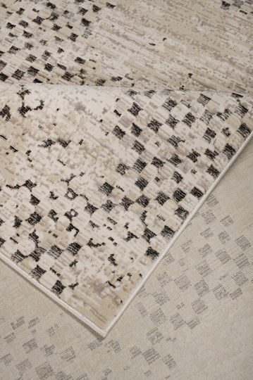 Biokarpet Wohnzimmer Teppich Senbrun 9305a S Weiß P Vison 240x300