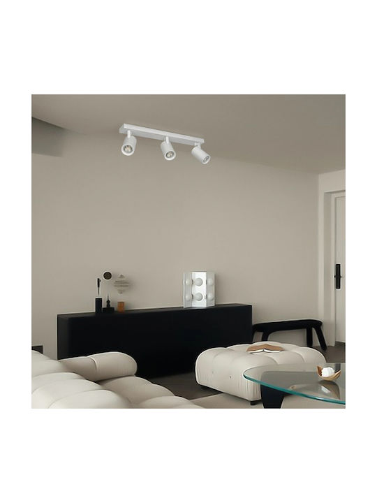 kelvo Triple Spot with Socket GU10 in White Color