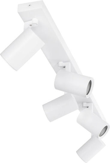 kelvo Spot with 5 Lights and with Socket GU10 in White Color