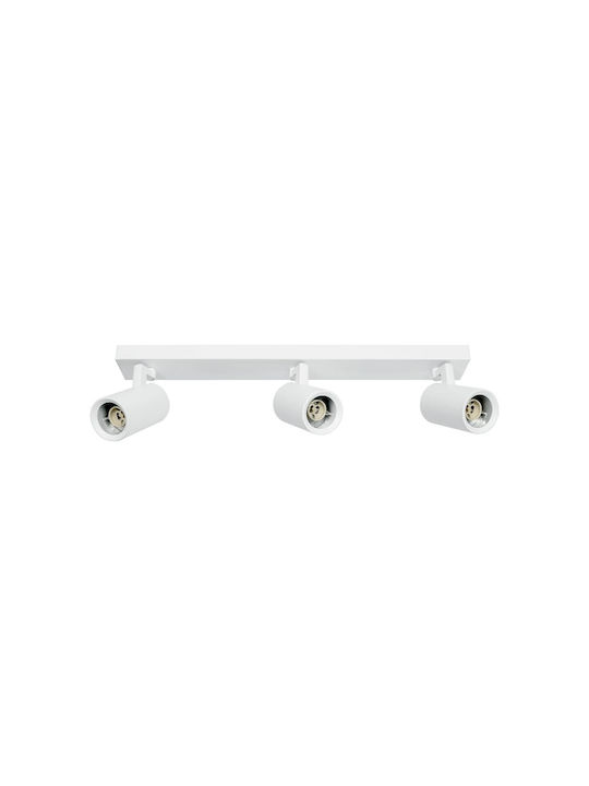 kelvo Triple Spot with Socket GU10 in White Color