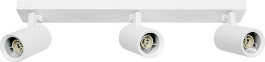 kelvo Triple Spot with Socket GU10 in White Color