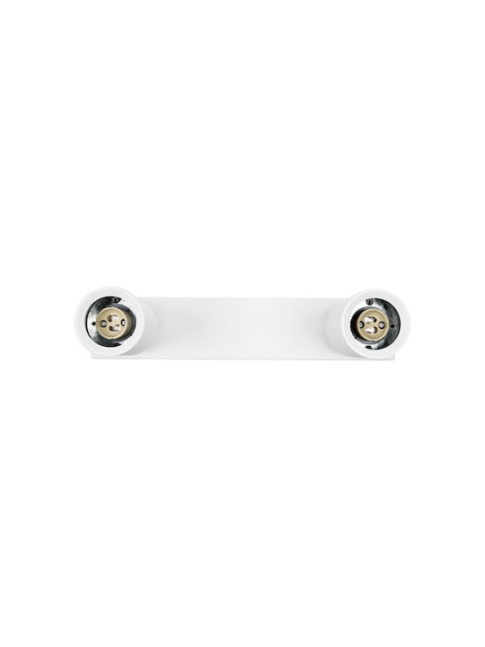 kelvo Double Spot with Socket GU10 in White Color