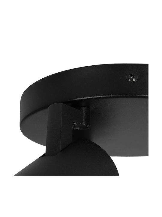 kelvo Triple Spot with Socket GU10 in Black Color