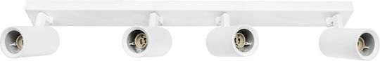 kelvo Spot with 4 Lights and with Socket GU10 in White Color