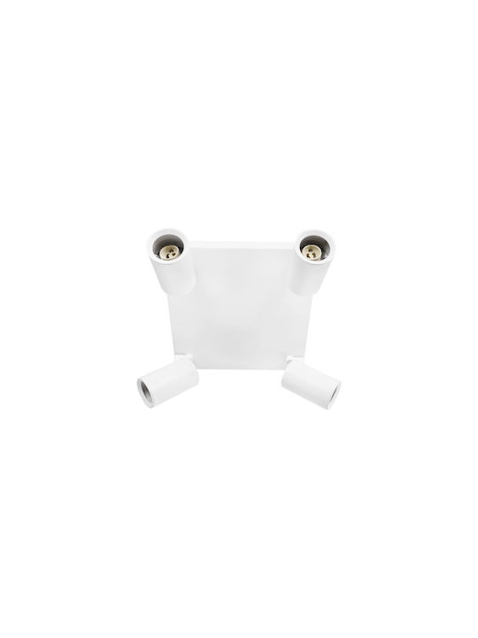 kelvo Spot with 4 Lights and with Socket GU10 in White Color