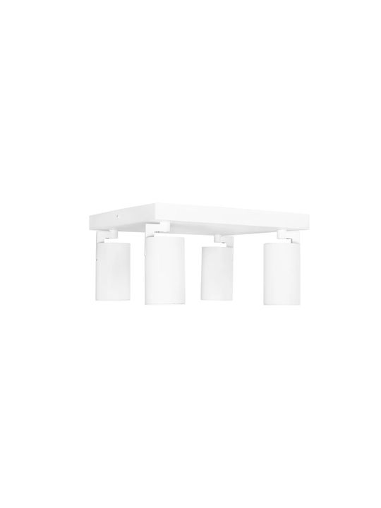 kelvo Spot with 4 Lights and with Socket GU10 in White Color