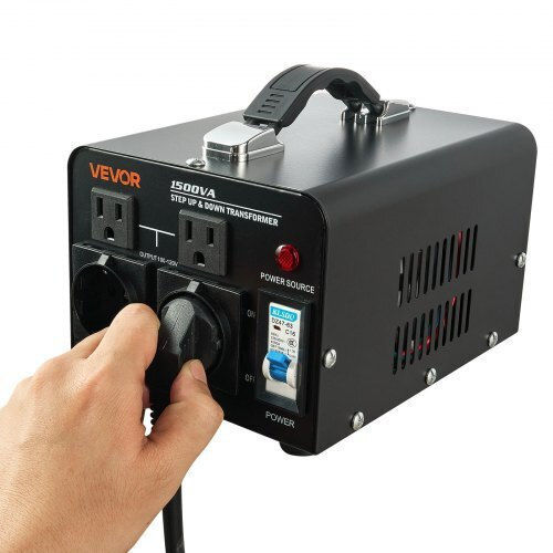 Vevor SXDYZHQSD110XHT37001V2 Transformator de la 220V la 110V 1500VA