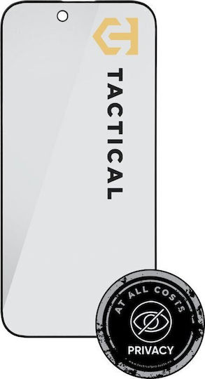 Tactical 5D 0.33mm Full Glue Privacy Tempered Glass Μαύρο (iPhone Air)