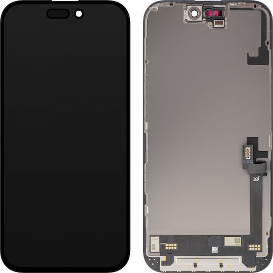 Screen with Touch Mechanism for Apple iPhone 16 (Black)