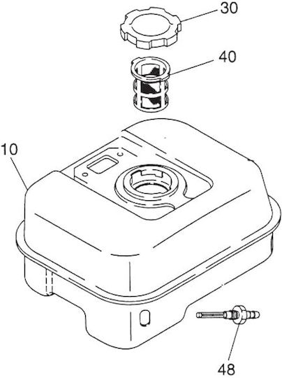 Tank Compatibil Robin Ex17 Ex21 277-60101-11