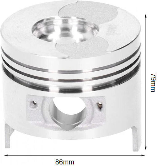 Piston Generator Diesel 186fa Ø86 Mm 10 Hp