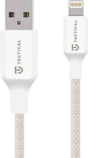 Tactical Thread Braided USB-A to Lightning Cable 60W Λευκό 0.3m 57983126574