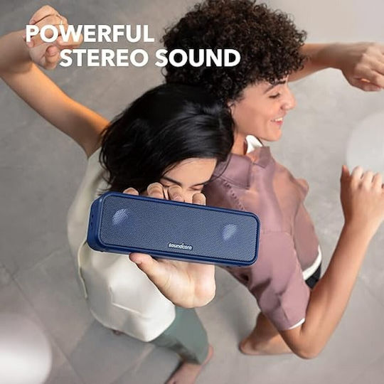 3 Водоустойчива Bluetooth Колонка 16W с Време на Работа до 24 Часа Синя