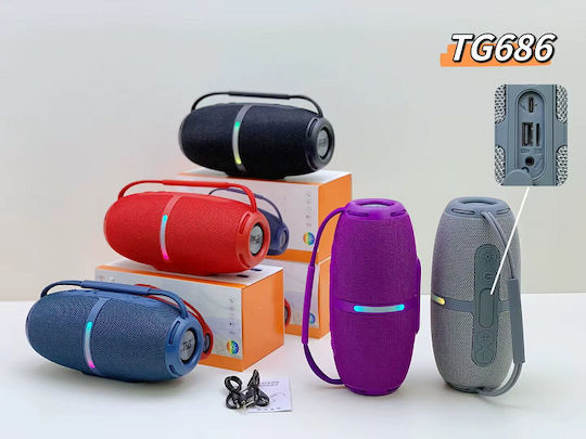 TG-686 Bluetooth-Lautsprecher 5W mit Akkulaufzeit bis zu 4 Stunden Rot
