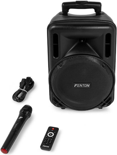 Fenton Ηχείο Karaoke με Ασύρματο Μικρόφωνο και Εφέ Φωτισμού FT10LED MK2 170.161 Μαύρο