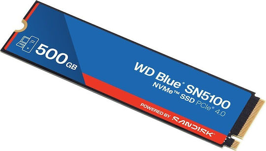 Western Digital Blue SSD 500GB τύπου PCle Card με σύνδεση PCI Express 4.0 WDS500G5B0E