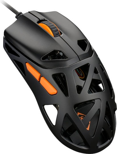 Deltaco DM360 Gaming Ποντίκι 12400 DPI Μαύρο