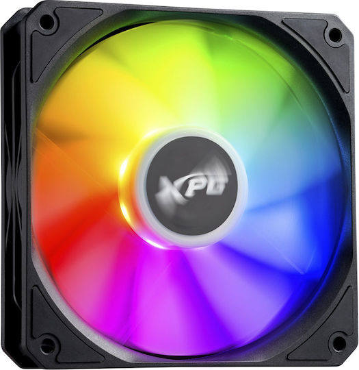 Adata XPG Vento R Reverse Blade Case Fan 120mm 1600rpm 65cfm with ARGB Lighting and 4-Pin PWM Connection