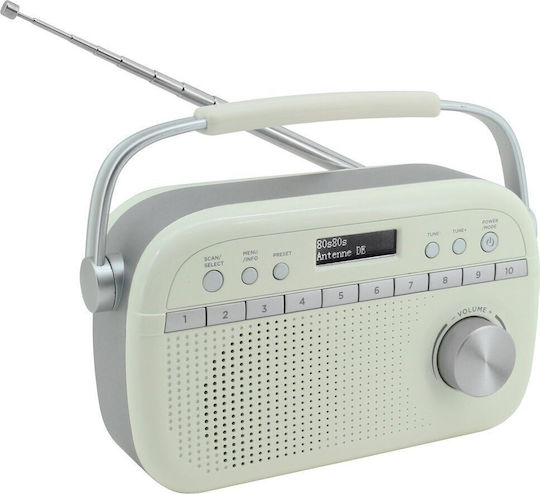 Soundmaster DAB280BE Φορητό Ραδιόφωνο DAB+ Λευκό