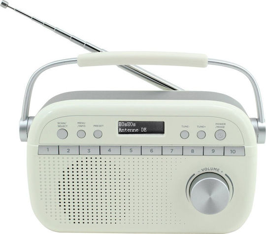 Soundmaster DAB280BE Φορητό Ραδιόφωνο DAB+ Λευκό
