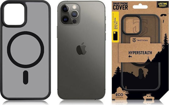 Tactical Magforce Back Cover Σιλικόνης Μαύρο (iPhone 12 / 12 Pro)