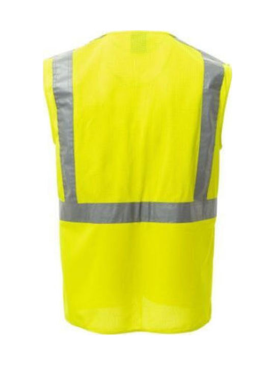 Payper Extra Mesh Hv Ανδρικό Γιλέκο Εργασίας με Ανακλαστικές Ταινίες Κίτρινο
