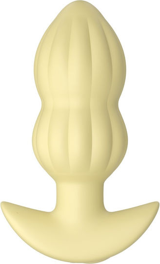You2Toys Mini Butt Πρωκτική Σφήνα με Δόνηση Small Κίτρινη