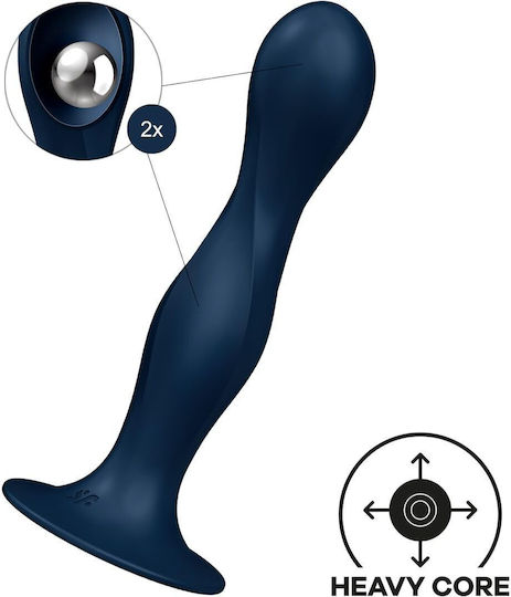 Satisfyer Double Ball-r Dildo with Suction Cup Copper
