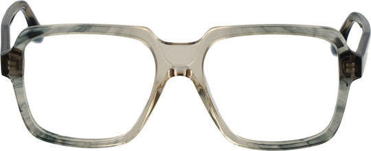 Victoria Beckham Quadratischer Acetat Brillengestell 25007237