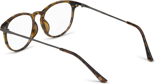 Nordic Vision Damen Lesebrille +2.00 in Transparent Farbe