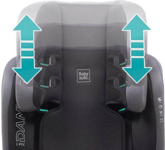 Babyauto Dantia Καθισματάκι Αυτοκινήτου i-Size με Isofix Black Cross Embossed