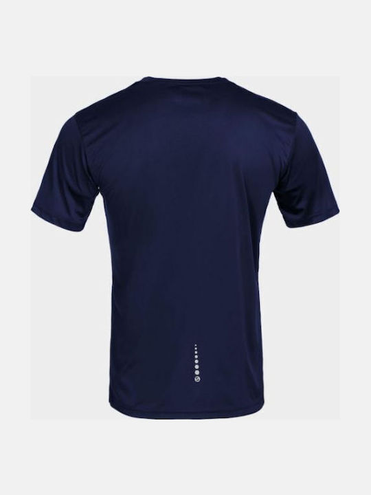 Stenso Arbeit T-Shirt Marineblau mit Reflektierenden Streifen