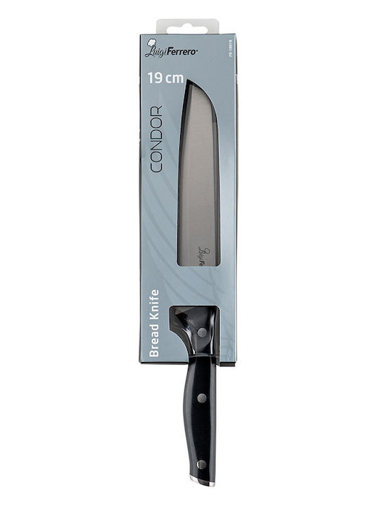Luigi Ferrero Fr-1881r Knife Bread from Stainless Steel 19cm