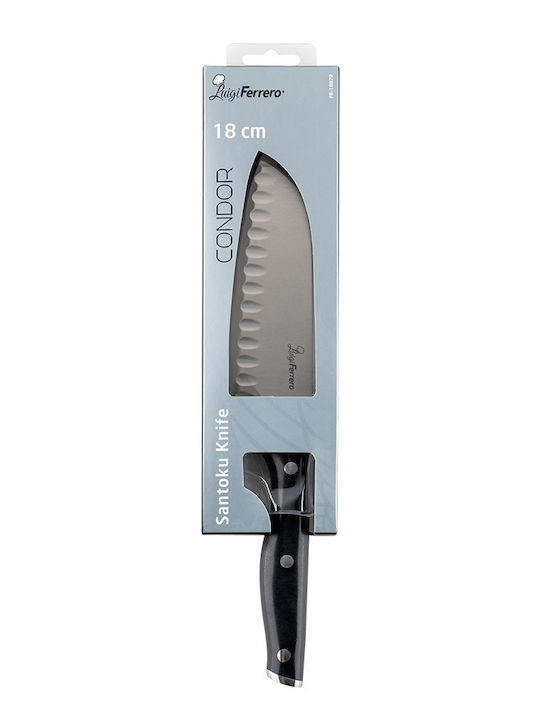 Luigi Ferrero Fr-1887r Knife Santoku from Stainless Steel 18cm