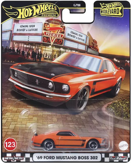 Hot Wheels Premium Mașinuță Ford Mustang Boss 302 69 Scară 1:64