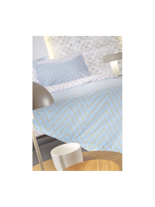 Guy Laroche Duvet Cover Set Single with Pillowcase 165x225 Canyon Sky