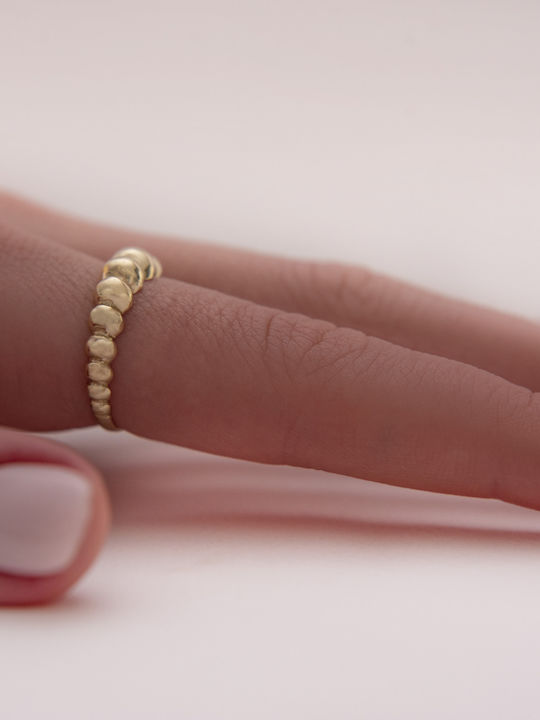 Lunaorocreations Ring Bubble Gold 14 Carats