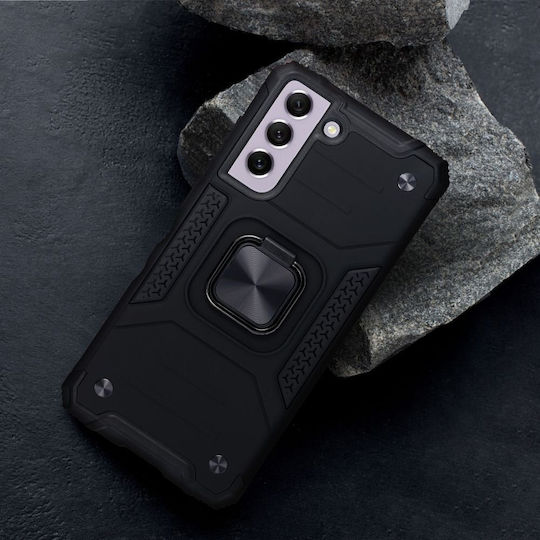 Nitro Umschlag Rückseite Silikon / Kunststoff Schwarz (Galaxy A17)